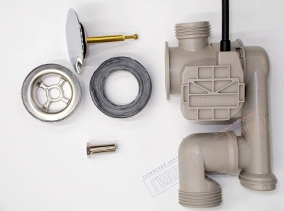 Слив-перелив GEBERIT UNIFLEX для больших ванн, удлинненный, хром