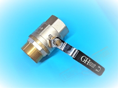 Кран шаровый 2" В-Н длинная ручка, DN50, 1280g - GH  - нзкз