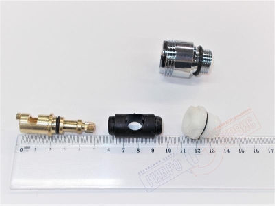 Переключатель душ-кран с нипелем хром смесителя Идеал Станлард