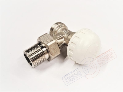 Угловой термостатический клапан для радиатора 1/2"xM24x19 FIV