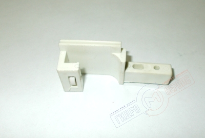 Нижний крючок 30х71х19.5мм двери APPOLLO A-0734, левый, белый 