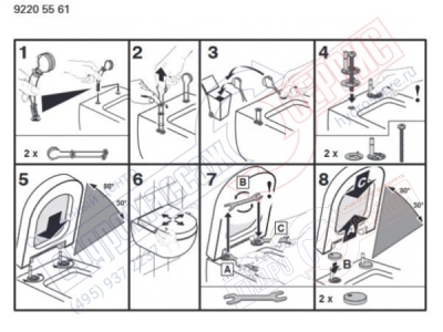 JOYCE Сиденье для унитаза Villeroy&Boch с функцией плавного опускания