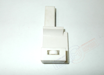 Нижний крючок 30х71х19.5мм двери, правый, белый APPOLLO A-0734