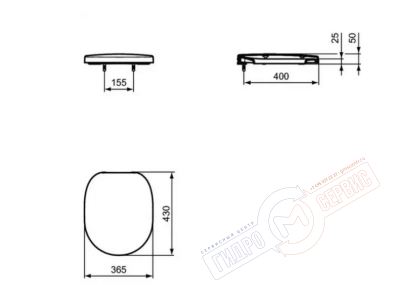 CONNECT Сидение для унитаза Ideal Standard  с микролифтом