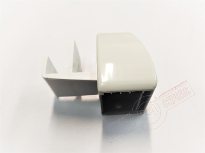 2002 Заглушка нижнего профиля шторки торцевая правая белая HUPPE