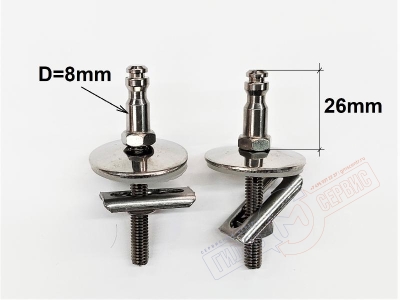 ME BY STARCK Крепление крышки унитаза DURAVIT 