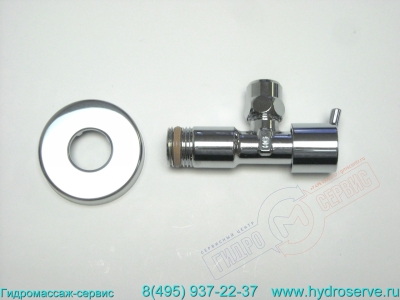 Угловой вентиль ручка S хром, Hansgrohe