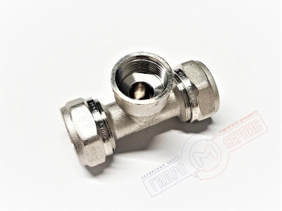 Тройник ВР 26x3/4"x26*3.0mm обжимной металлопласт PROFIT GH GH111N260526