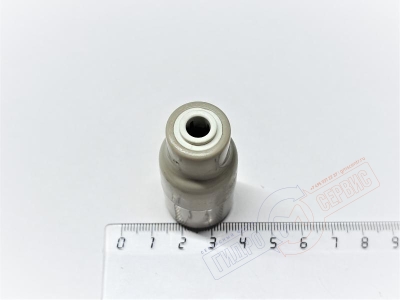 CLEARTAP Переходник-адаптер 1/4"(6ММ)-1/4"(6ММ) трубки фильтра IDEAL STANDARD 