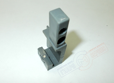 Нижний крючок 30х71х19.5мм двери APPOLLO A-0734, левый, серый