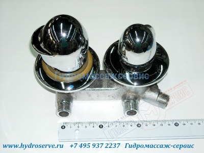 Cмеситель Z=10cm с 4-х позиционным переключателем функций душевой кабины - нзкз