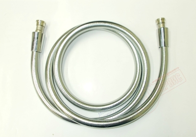 Шланг G1/2xG1/2 L=1.6m хром пластик, IDEAL STANDARD