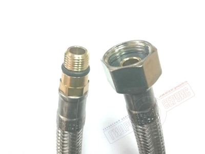 PEX гибкий шланг G3/8хM10x1 подводки воды L=400mm смесителя Идеал Стандард