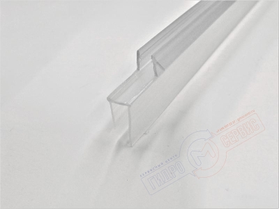 6мм, Нижний уплотнитель двери душевой кабины Huppe PENTA 3001 6мм, Нижний уплотнитель двери душевой кабины Huppe PENTA 3001