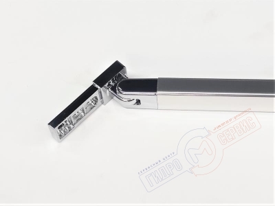 Угловой кронштейн 500мм хром стабилизационный Huppe душевой панели