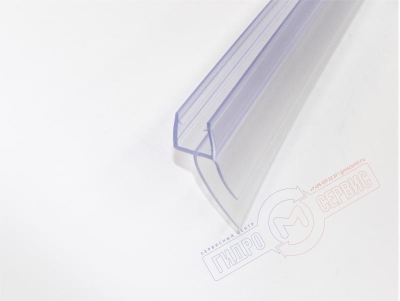 Нижний 8мм 2-х лепестковый уплотнитель двери MEDEA