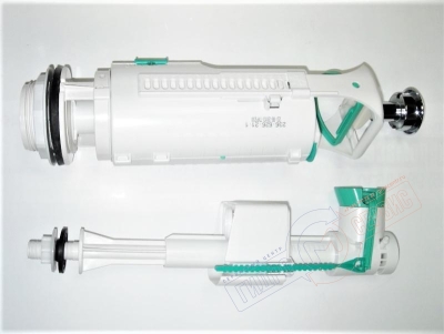 Клапан двойного слива бачка унитаза DURAVIT, двухрежимный спуск 