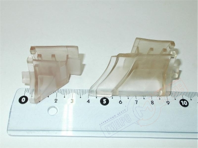 Промежуточно-концевая накладка силиконового уплотнителя двери Идеал Стандард DE LUXE