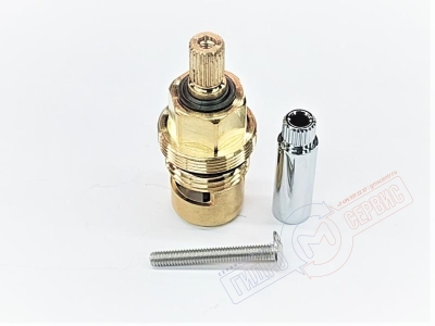 D&D, Кран букса ХВ керамическая Хром смесителя, правая