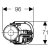 Клапан впускной 1\2 арматуры бачка унитаза GUSTAVSBERG Клапан впускной 1\2 арматуры бачка унитаза GUSTAVSBERG