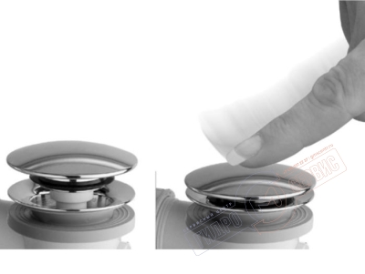 Пробка Клик-Клак 72мм слива-перелива SILFRA ванны для ремонта ванн джакузи