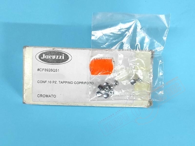 AURA PLUS Декоративная накладка винта крепления ручки слива хром JACUZZI для ремонта ванн джакузи