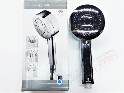 KIRA 100мм Ручная лейка хром для душевой кабины \ ванны