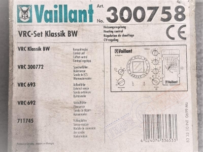 Регулятор электронный VRC-Klassik-BW для котлов Vaillant (300758) 252982