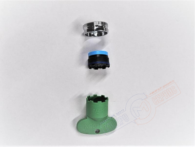 Аэратор M21 в комплекте с кольцом Хром и ключом смесителя THG 