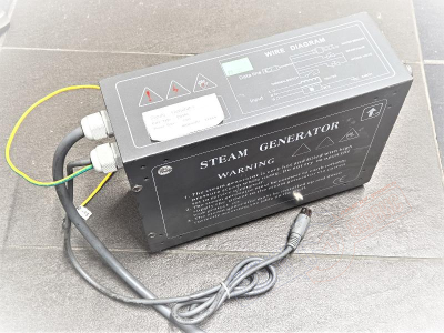 Парогенератор 3,0 kW душевой кабины с турецкой баней HUBER HX813-4 \ Aqualux (уценка)