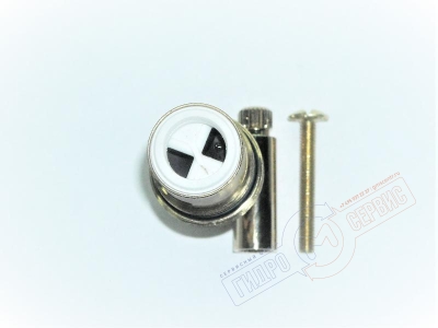 D&D Кран букса ХВ 1\2, 90гр бронза керамическая