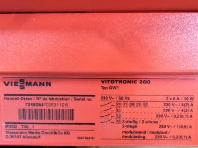 Vitotronic 200 GW1 Автоматика для котла Viessmann - нзкз Vitotronic 200 GW1 Автоматика для котла Viessmann - нзкз