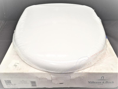 ARRIBA Сиденье белый альпин/хром унитаза Villeroy&Boch