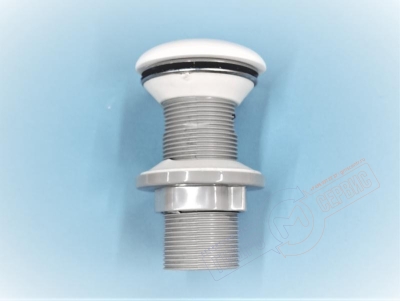Донный клапан Клик-клак белый матовый керамика IZ YAPI для слива раковины