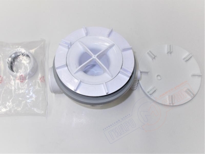 Сифон D=90mm хром с дренажом парогенератора душевой кабины Джакуззи Минима