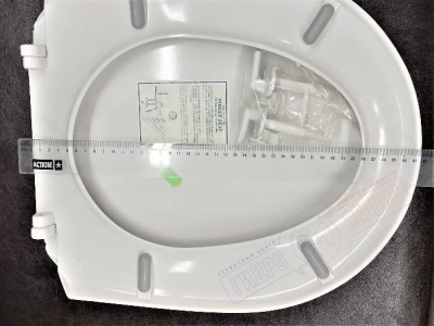 Basic 392/ Nordic 390 Сидение с крышкой стандартное унитаза GUSTAVSBERG, жесткий пластик с креплениями  Basic 392/ Nordic 390 Сидение с крышкой стандартное унитаза GUSTAVSBERG, жесткий пластик с креплениями