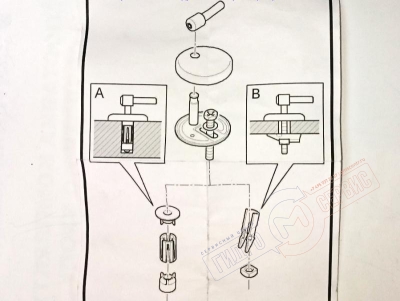 Шарниры сиденья унитаза Идеал Стандард CONNECT с креплениями