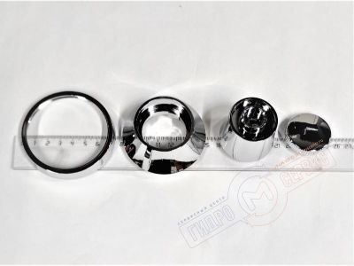 Набор Хром ручек термосмесителя душевой кабины JACUZZI Link/Cloud/Play/Material