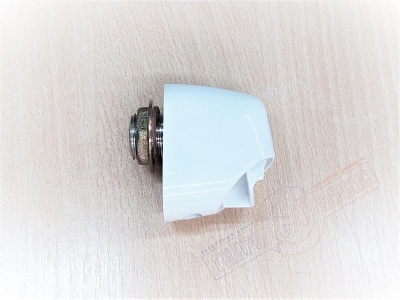 Верхний Белый кронштейн душевой штанги AQUA-2 для душевой кабины Albatros Domino