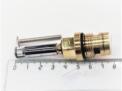 D&D, Кран букса ХВ керамическая Хром смесителя, правая