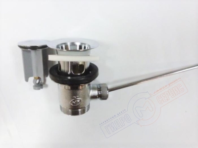 Донный клапан для крана - слив с пробкой для раковины, Идеал Стандард