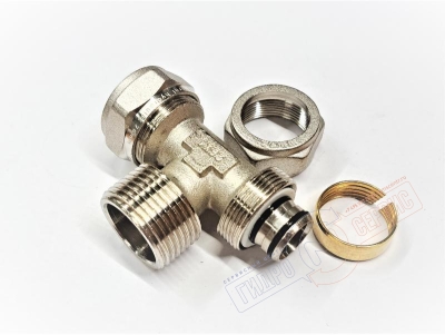 Тройник НР 26x1x26 (ник.) металлопласт PROFIT GH