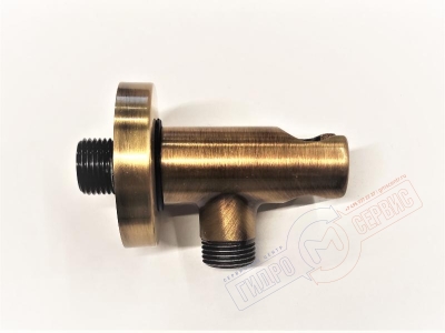 Кронштейн Бронза душевой лейки с подключением шланга BOSSINI