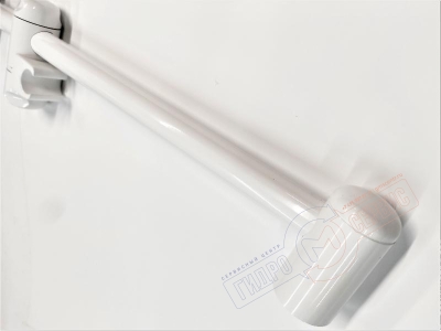 Белая душевая штанга 25мм душ бокса Jacuzzi TWIN DECK