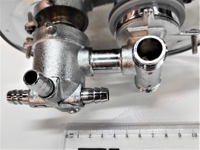 Смеситель Z=70mm с 4-х позиционным переключателем водяных функций душевой кабины