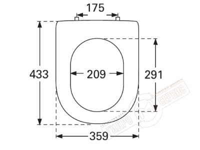 SUBWAY 2.0 Сиденье 68S унитаза Villeroy&Boch с микролифтом