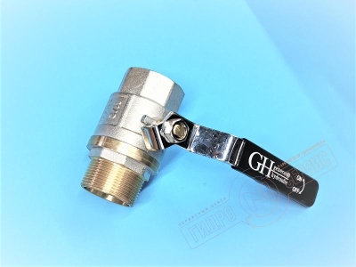 Кран шаровый 1 1/2" В-Н длинная ручка, 880g, GH - нзкз