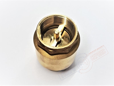 Клапан обратный 1 1/2" DN40 с латунным седлом GH - нзкз