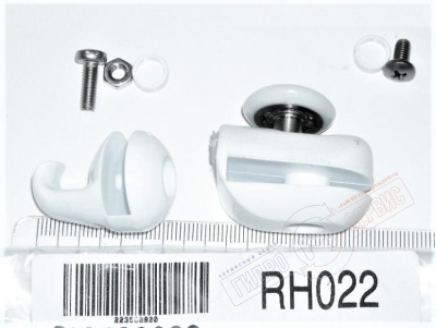 Набор роликов + крючок двери душевой кабины Jacuzzi FLEXA THEMA -нзкз