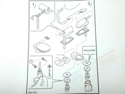 Saval 2.0/NORDIC 3 Сидение с крышкой унитаза GUSTAVSBERG  с демфером плавного опускания